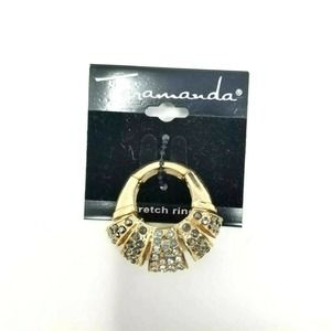 Taramanda Fashion Jewelry Bling  Ring Stretch